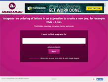 Tablet Screenshot of anagramator.com